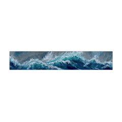 Waves Sea Sky Wave Flano Scarf (mini) by Ravend