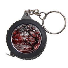Tree Red Nature Abstract Mood Measuring Tape