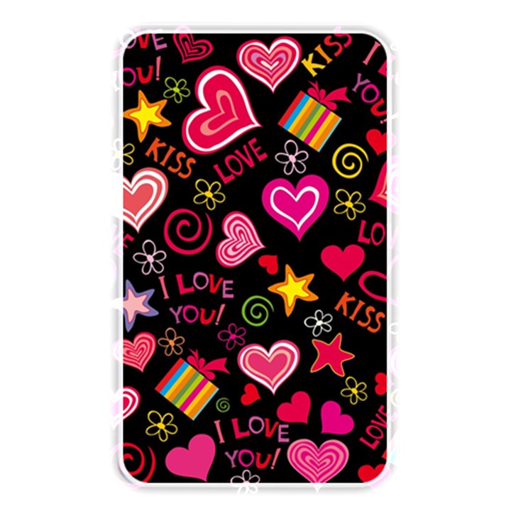 Multicolored Wallpaper, Love Vector Hearts Background Romantic Memory Card Reader (Rectangular)