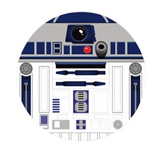 Robot R2d2 R2 D2 Pattern Mini Round Pill Box (pack Of 5) by Jancukart