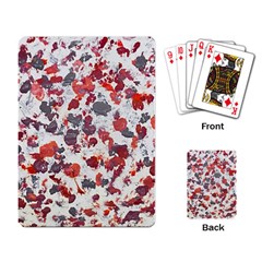 Abstract Random Painted Texture Playing Cards Single Design (rectangle) by dflcprintsclothing