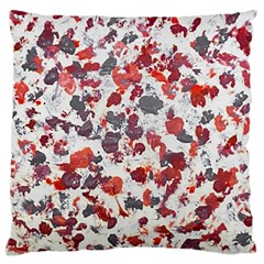 Abstract Random Painted Texture Large Flano Cushion Case (one Side) by dflcprintsclothing