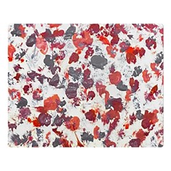 Abstract Random Painted Texture Double Sided Flano Blanket (large)  by dflcprintsclothing