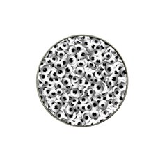 Eyes Drawing Motif Random Pattern Hat Clip Ball Marker (10 Pack) by dflcprintsclothing