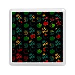 Apples Honey Honeycombs Pattern Memory Card Reader (Square)