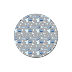 Cute Baby Stuff Magnet 3  (round) by SychEva