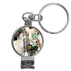 Modern Jungle Nail Clippers Key Chain by ConteMonfrey
