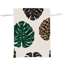 Colorful Monstera  Lightweight Drawstring Pouch (xl) by ConteMonfrey