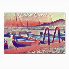 Boats On Lake Garda Postcards 5  X 7  (pkg Of 10) by ConteMonfrey