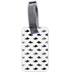 Cute Small Sharks   Luggage Tag (two Sides) by ConteMonfrey