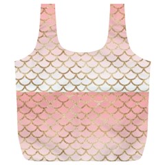 Mermaid Ombre Scales  Full Print Recycle Bag (xl) by ConteMonfrey