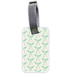 Blue Mermaid Tail Clean Luggage Tag (two Sides) by ConteMonfrey