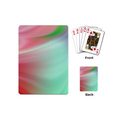 Gradient Pink, Blue, Red Playing Cards Single Design (mini) by ConteMonfrey