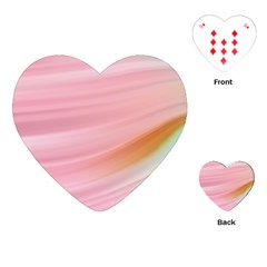 Gradient Ice Cream Pink Green Playing Cards Single Design (heart) by ConteMonfrey