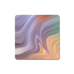 Gradient Purple Orange Square Magnet by ConteMonfrey