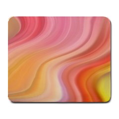Gradient Pink Yellow Large Mousepad by ConteMonfrey