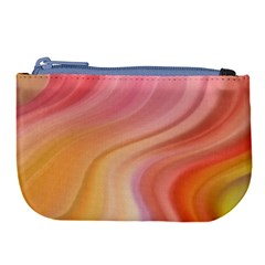 Gradient Pink Yellow Large Coin Purse by ConteMonfrey