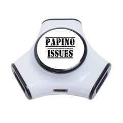 Papino Issues - Funny Italian Humor  3-port Usb Hub by ConteMonfrey