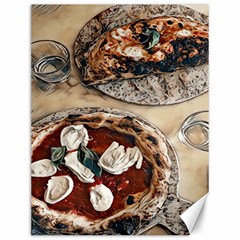 Pizza And Calzone Canvas 12  X 16  by ConteMonfrey