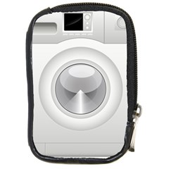 Washing Machine Cartoon Drawing Vector Compact Camera Leather Case by Jancukart