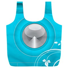 Blue Washing Machine, Electronics Full Print Recycle Bag (xxxl)