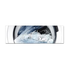 Gray Washing Machine Illustration Sticker Bumper (100 Pack) by Jancukart