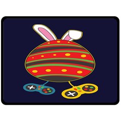 Game Lover Easter - Two Joysticks Double Sided Fleece Blanket (large)  by ConteMonfrey