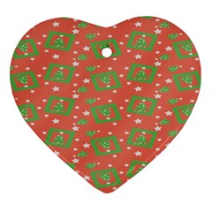 Christmas Textur 01 Ornament (heart) by artworkshop