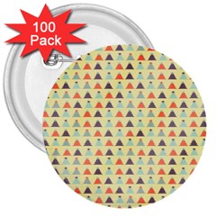 Christmas Textur 05 3  Buttons (100 Pack)  by artworkshop