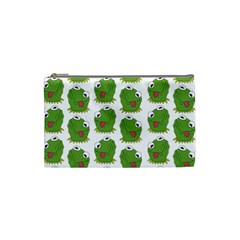 Kermit The Frog Pattern Cosmetic Bag (small)