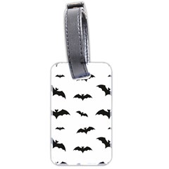 Bat Pattern Luggage Tag (two Sides) by Valentinaart
