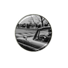 Convertible Classic Car At Paris Street Hat Clip Ball Marker by dflcprintsclothing