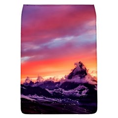Matterhorn Mountains Sunset Dusk Snow Winter Removable Flap Cover (l) by danenraven