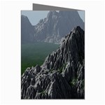 Terrain Mountain Rock Landscape Mountains Nature Greeting Cards (Pkg of 8) Right