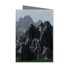 Terrain Mountain Rock Landscape Mountains Nature Mini Greeting Cards (pkg Of 8) by danenraven