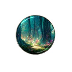 Magical Forest Forest Painting Fantasy Hat Clip Ball Marker (4 Pack)