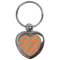 X Mas Texture Pack Key Chain (heart) by artworkshop