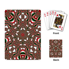 Christmas-kaleidoscope Playing Cards Single Design (rectangle) by artworkshop