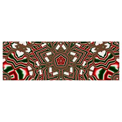 Christmas-kaleidoscope Banner And Sign 12  X 4  by artworkshop