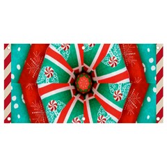 Christmas Kaleidoscope Banner And Sign 4  X 2  by artworkshop