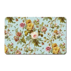 Flowers Vintage Floral Magnet (rectangular)