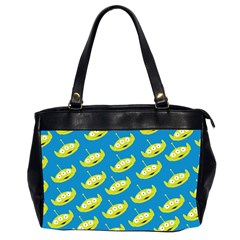 Pattern Aliens Oversize Office Handbag (2 Sides) by artworkshop