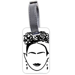 Frida Kahlo  Luggage Tag (one Side) by Sobalvarro