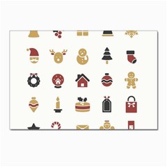 Christmas Symbols Postcards 5  X 7  (pkg Of 10) by artworkshop