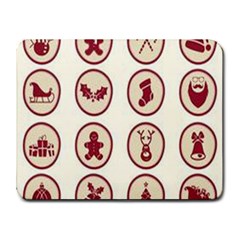 Christmas Winter Symbols Small Mousepad by artworkshop