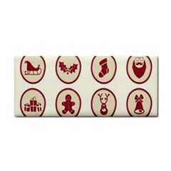 Christmas Winter Symbols Hand Towel by artworkshop