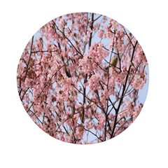 Japanese Sakura Background Mini Round Pill Box by artworkshop