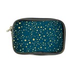 Star Golden Pattern Christmas Design White Gold Coin Purse