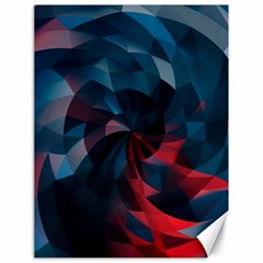 Art Polygon Geometric Design Pattern Colorful Canvas 18  X 24  by Ravend