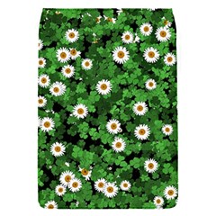 Daisies Clovers Lawn Digital Drawing Background Removable Flap Cover (s) by Ravend